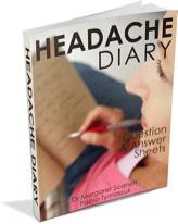 Free bonus eBook Headache Diary